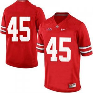 Men's NCAA Ohio State Buckeyes Only Number #45 College Stitched Vintage Authentic Nike Red Football Jersey FA20Y30PY